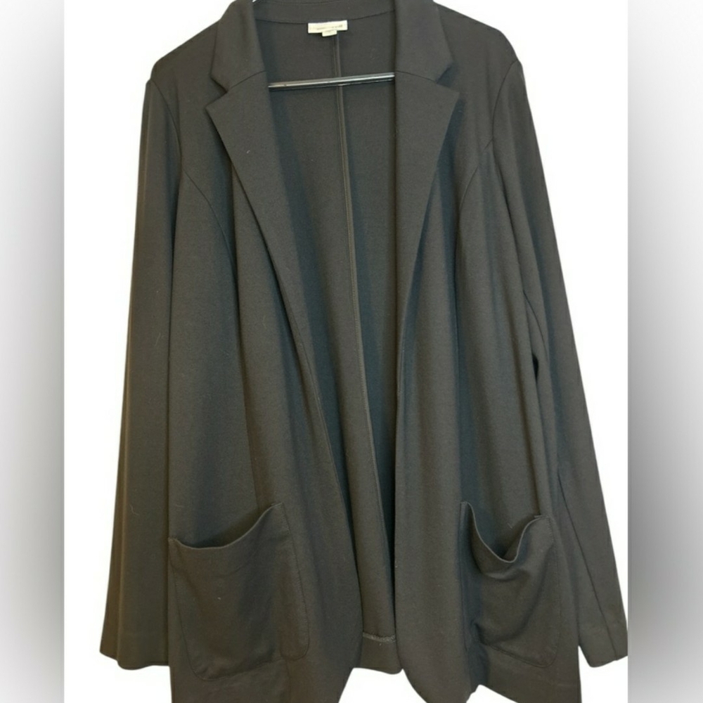 J. Jill Charcoal Blazer Jacket